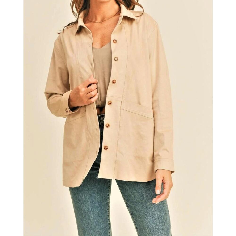 Lightweight Chore Jacket 100% Cotton Utility NWT